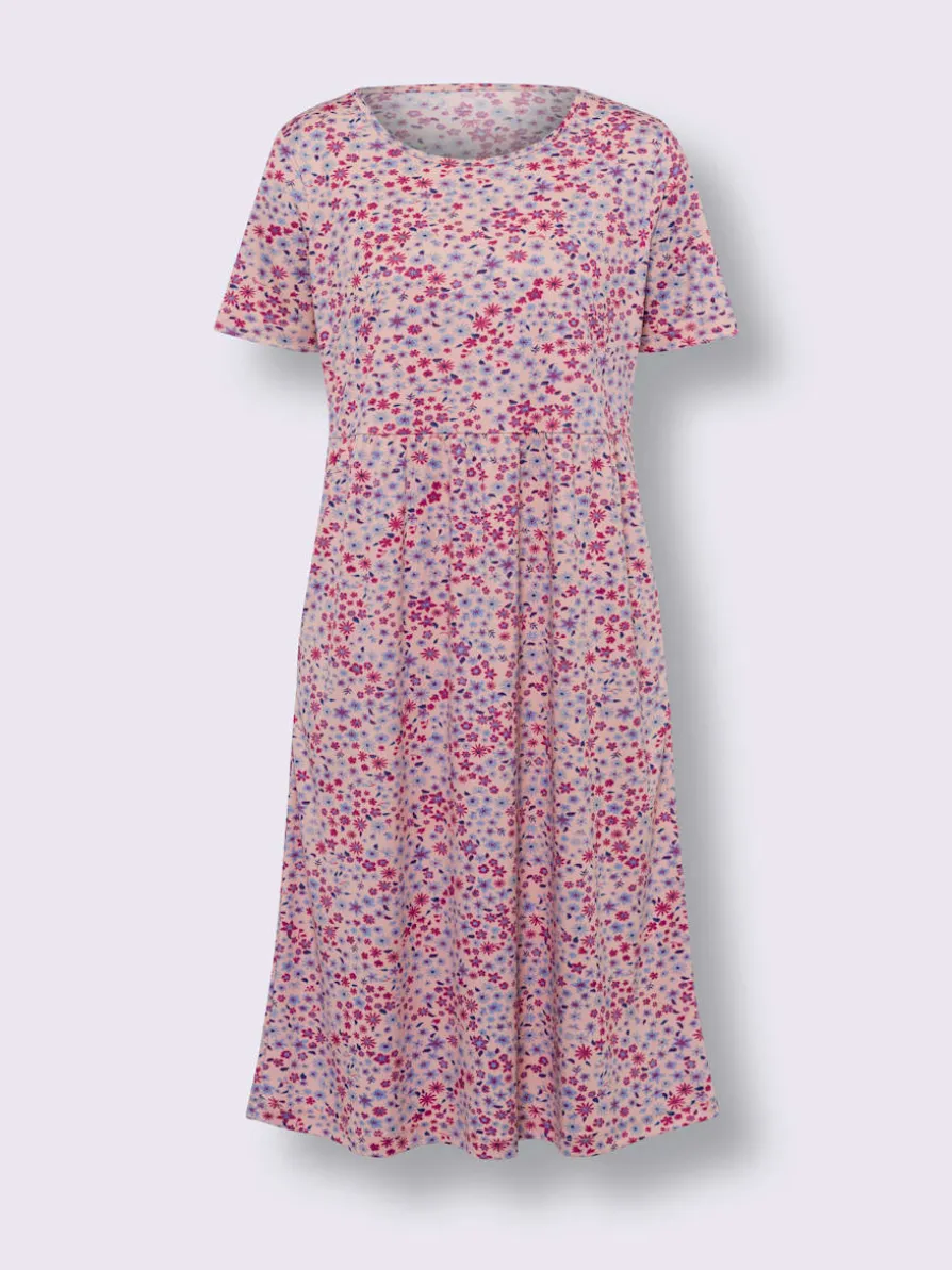 Robe en jersey imprimé mille-fleurs
