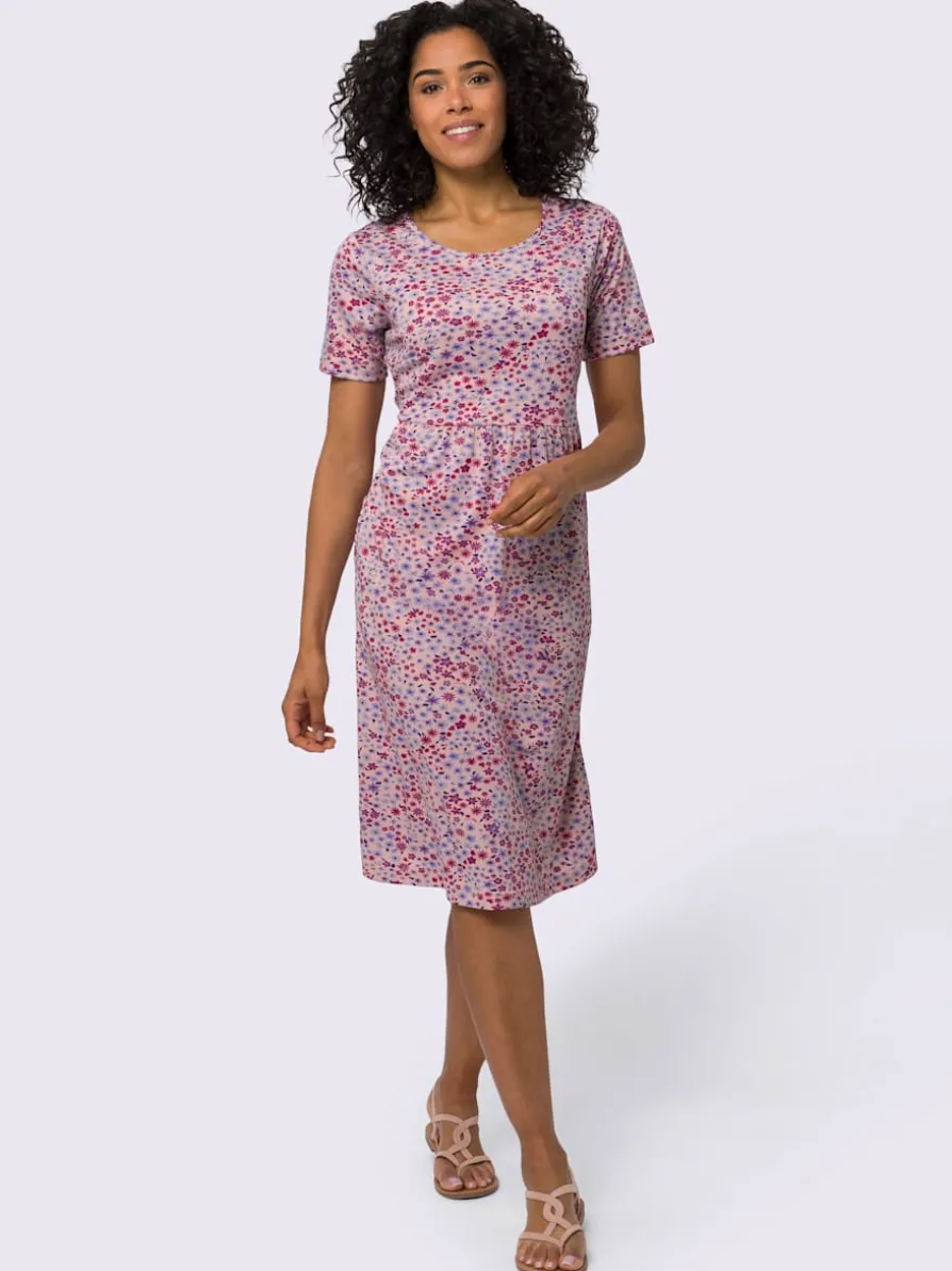 Robe en jersey imprimé mille-fleurs