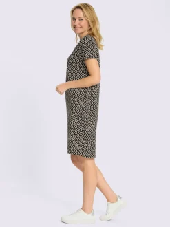 Robe en jersey pinces poitrine