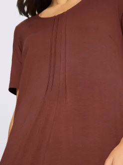 Robe en jersey viscose douce et fluide