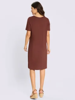 Robe en jersey viscose douce et fluide