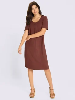 Robe en jersey viscose douce et fluide