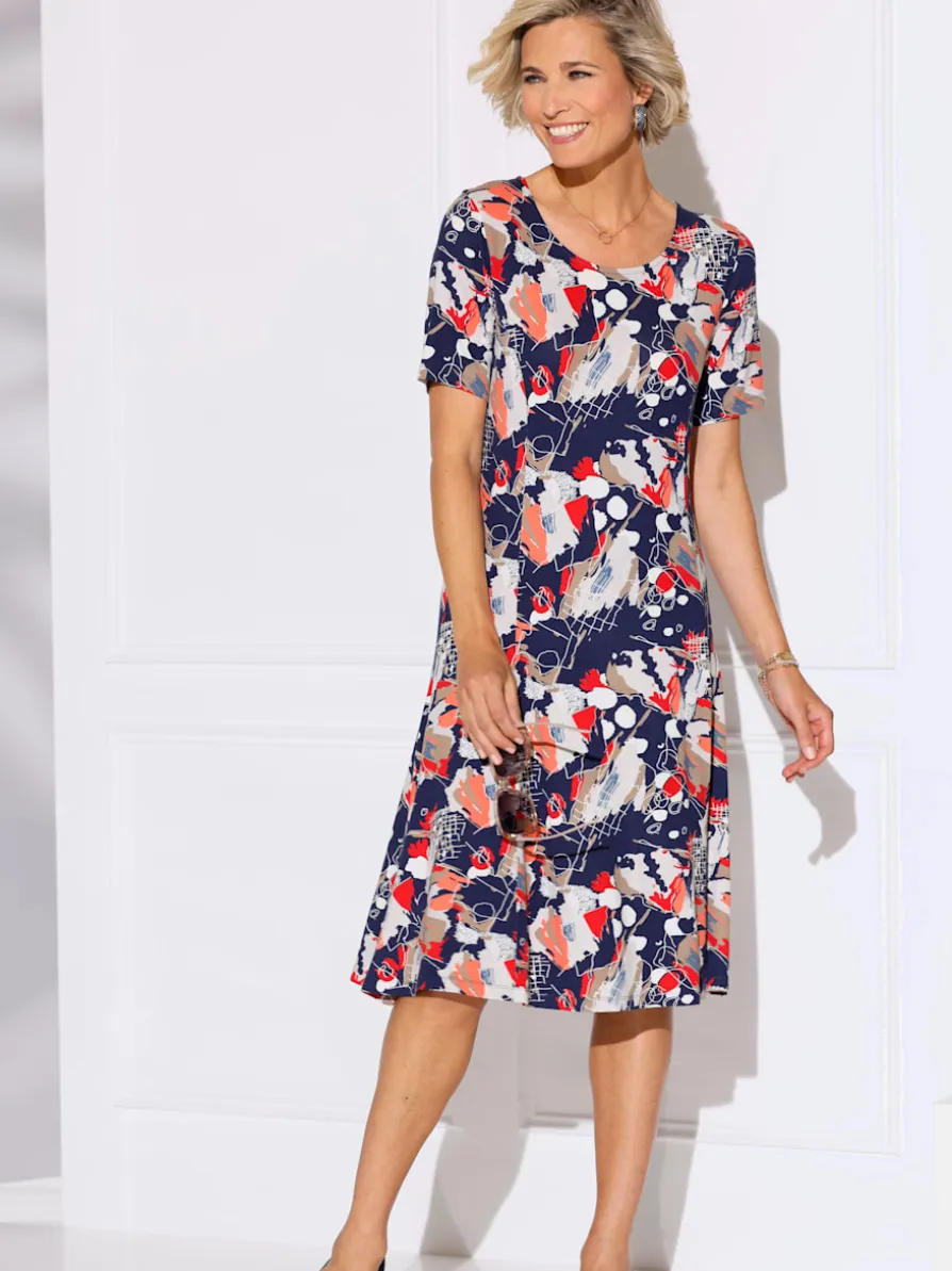 Robe en jersey viscose douce et fluide