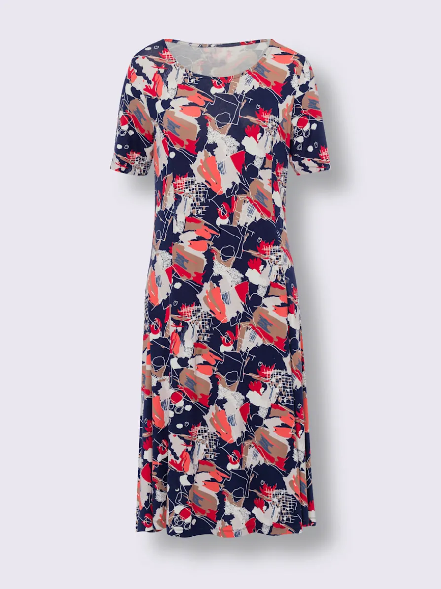 Robe en jersey viscose douce et fluide