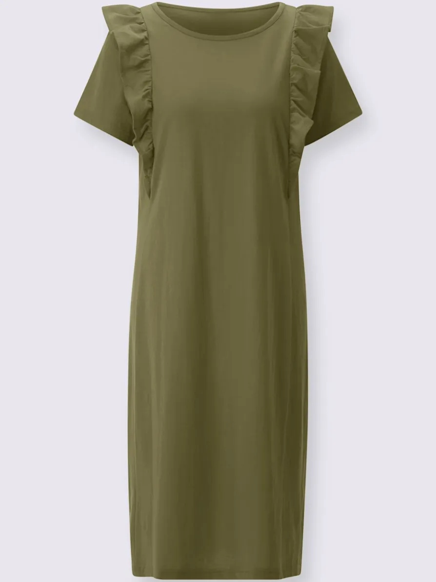 Robe en jersey volants tendance
