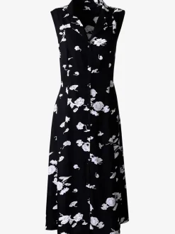 Robe femme légère coupe cintrée col à revers