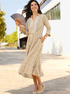 Robe imprimée qualité tissée