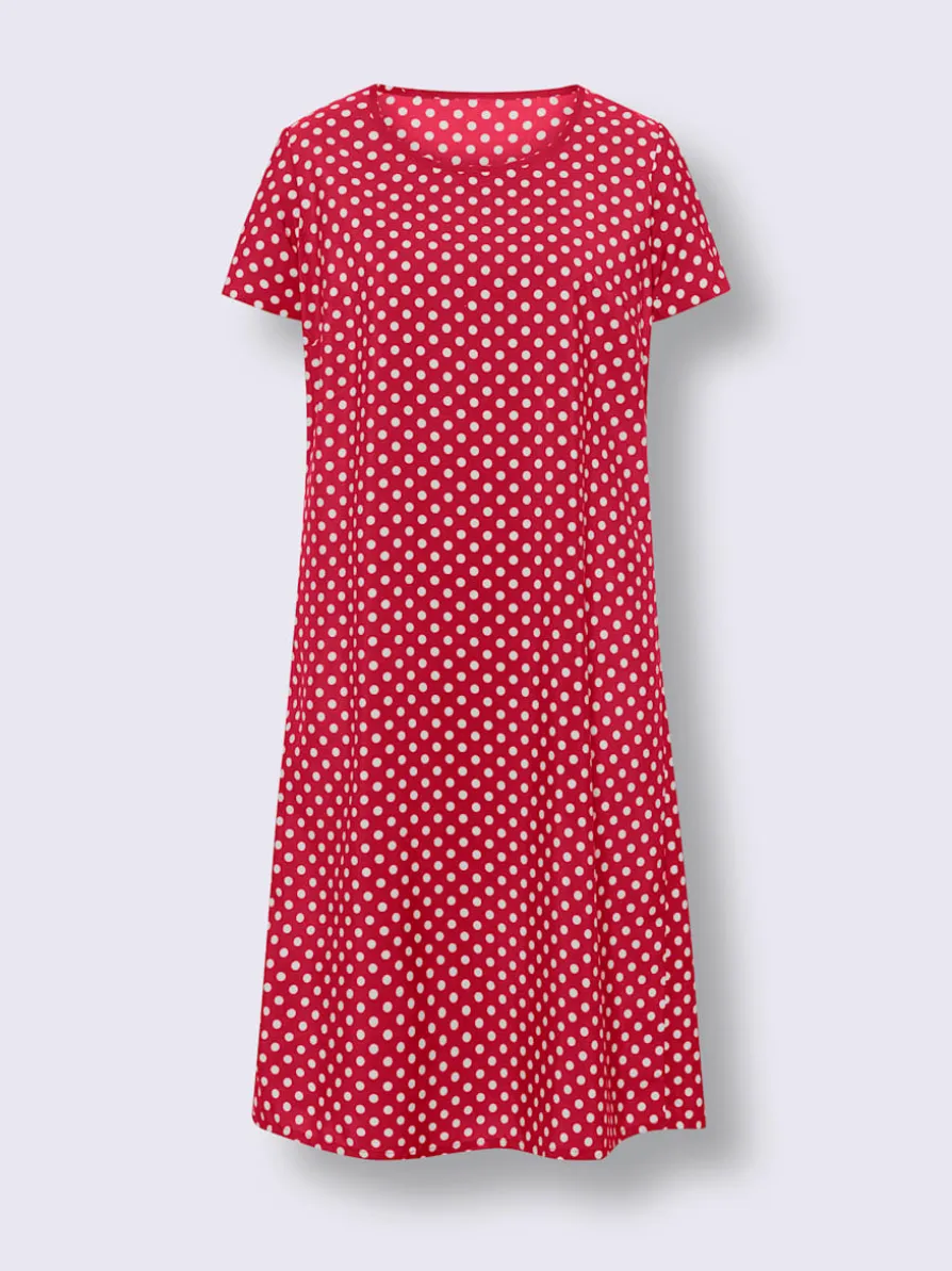 Robe tissée pinces poitrine
