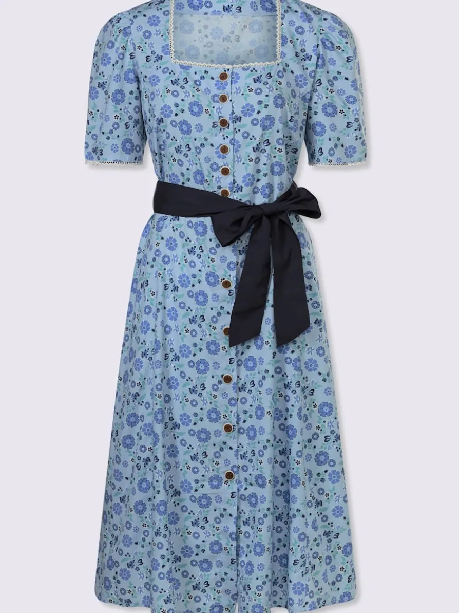 Robe traditionnelle patte de boutonnage sur toute la longueur