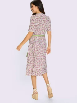 Robe traditionnelle patte de boutonnage sur toute la longueur