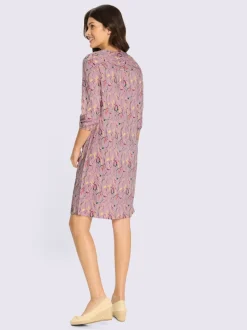 Robe évasée lien à nouer à l'encolure