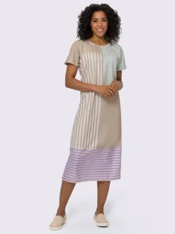 Robe évasée qualité tissée
