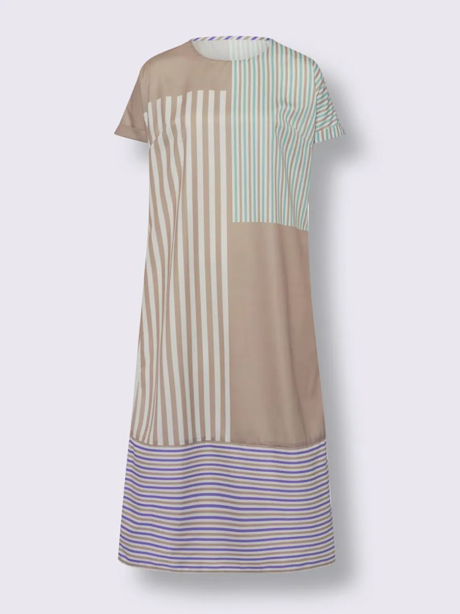 Robe évasée qualité tissée