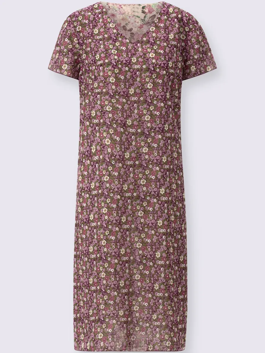 Robe évasée réversible : superbe des 2 côtés