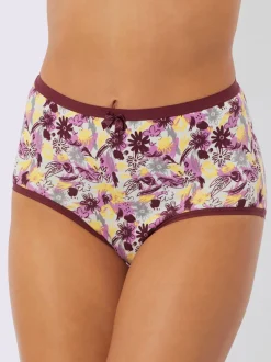 Slip taille haute jersey fin