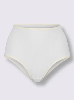 Slip taille haute qualité côtelée