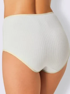 Slip taille haute qualité côtelée
