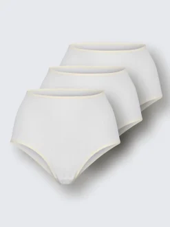 Slip taille haute qualité côtelée