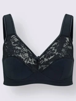 Soutien-gorge avec dentelle intégrée et petit nœud