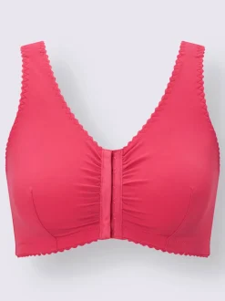 Soutien-gorge sans armatures à fermeture devant bon. a, b, c, d, e