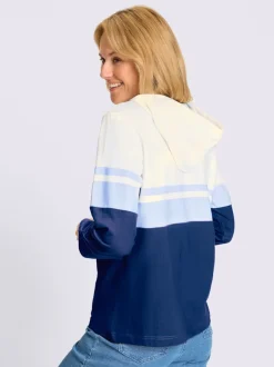 Sweatshirt capuche avec coulisse et lien à nouer