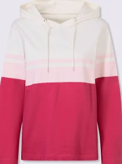 Sweatshirt capuche avec coulisse et lien à nouer
