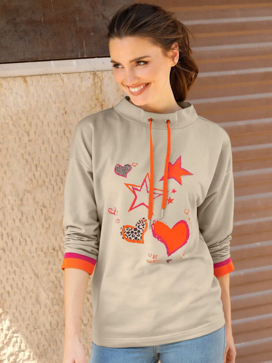 Sweatshirt 50% coton