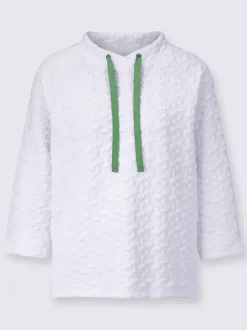 Sweatshirt jacquard en jersey tendance