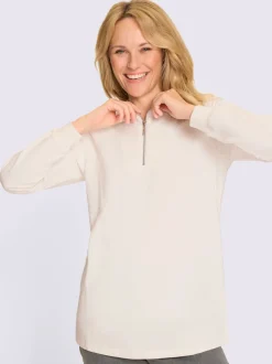 Sweatshirt long col camionneur