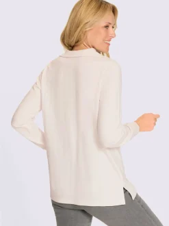 Sweatshirt long col camionneur