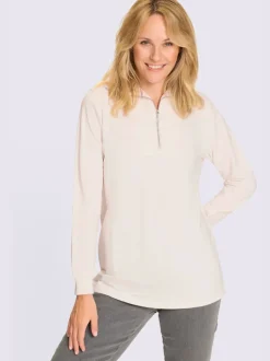 Sweatshirt long col camionneur