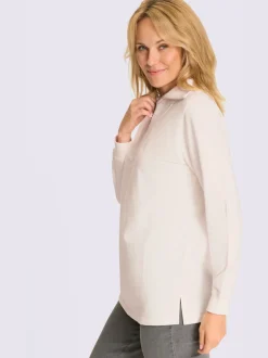 Sweatshirt long col camionneur