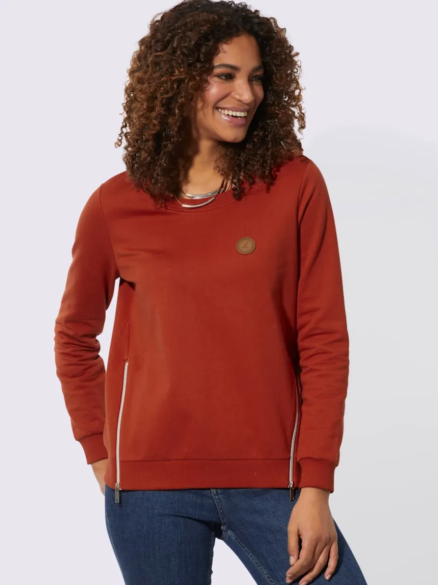 Sweatshirt pur coton