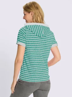 T-shirt à capuche pur coton