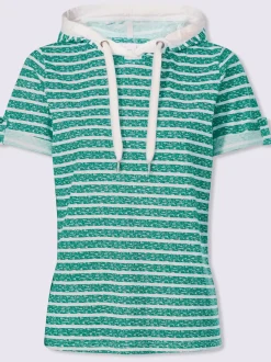 T-shirt à capuche pur coton