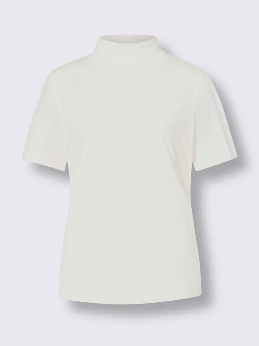 T-shirt à col montant col montant chaud