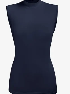 T-shirt à col montant jersey fin