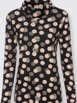 T-shirt à col roulé viscose
