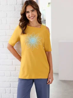 T-shirt de loisirs jolie coupe longue moderne