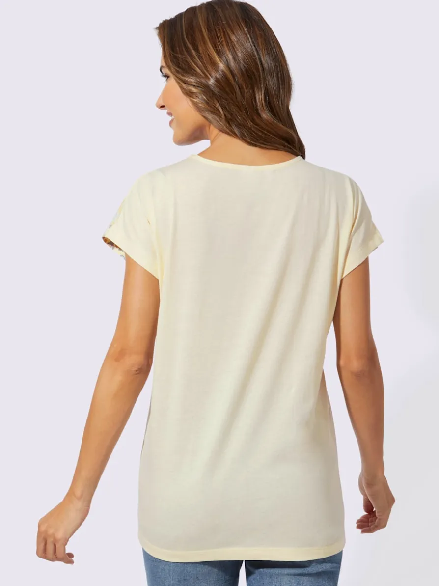 T-shirt à encolure ronde imprimé