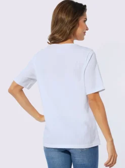 T-shirt à encolure ronde imprimé floral