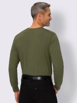 T-shirt à encolure ronde épaulettes devant