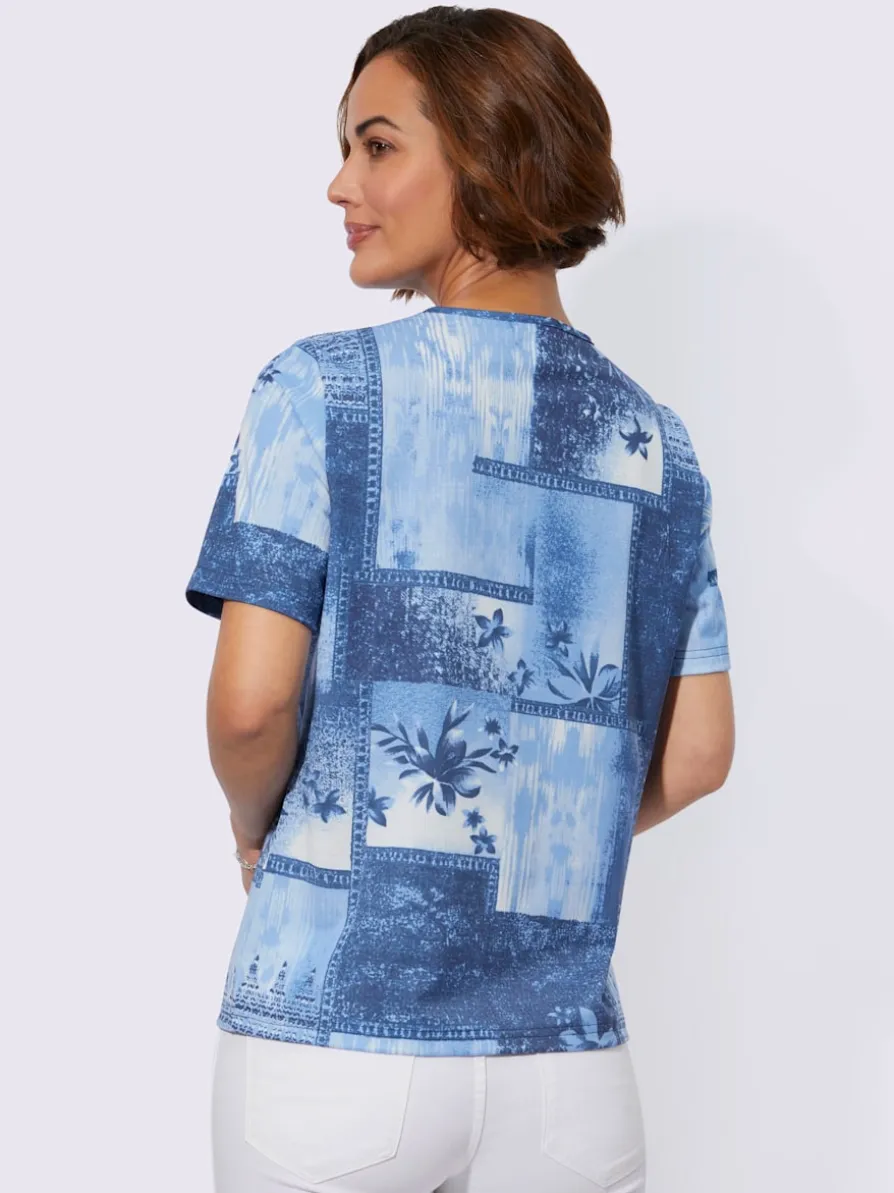 T-shirt à encolure ronde qualité jersey indéformable