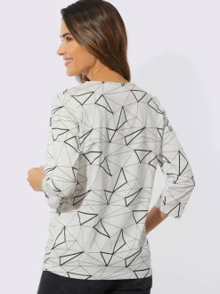 T-shirt à encolure ronde superbe motif graphique
