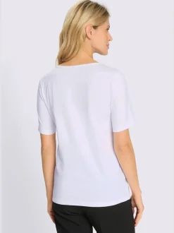 T-shirt 2 en 1 coupe aspect 2 en 1