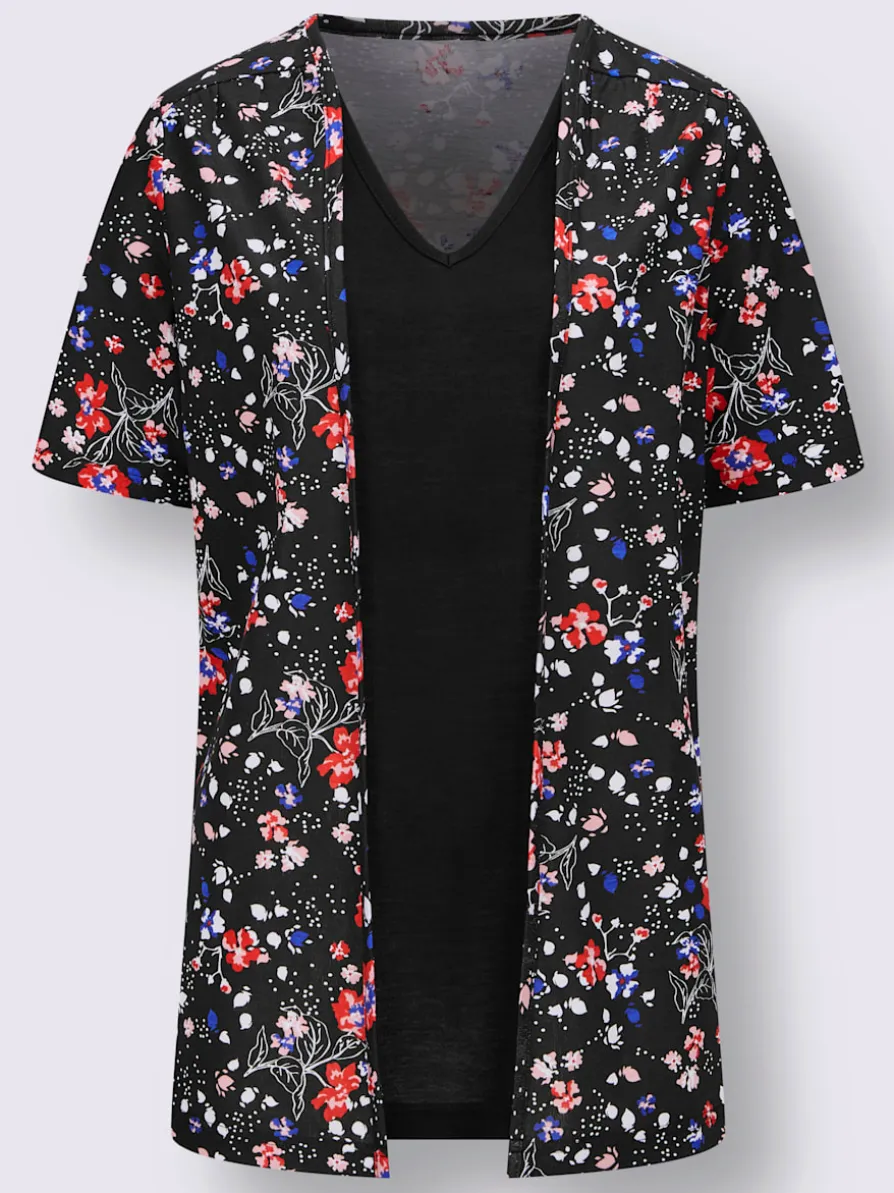 T-shirt 2 en 1 100% viscose
