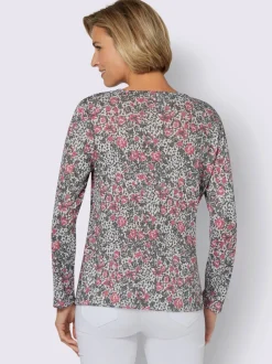 T-shirt imprimé agréable et chaud