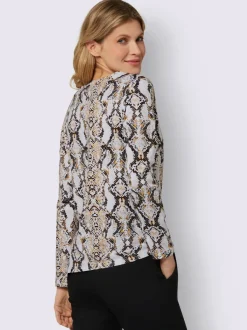 T-shirt imprimé serpent exotique