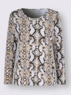 T-shirt imprimé serpent exotique