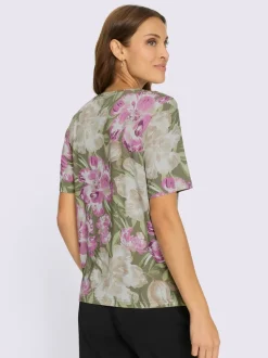 T-shirt imprimé 95% viscose (ecovero)